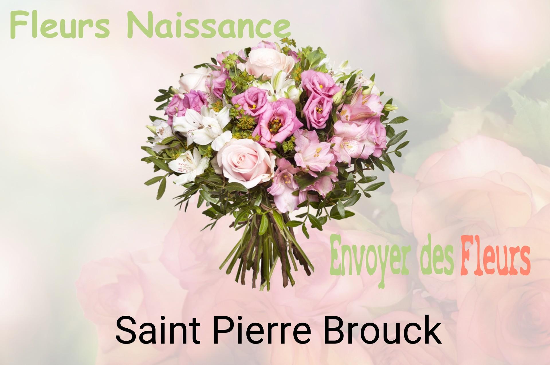 Bouquet de fleurs de naissance livré à Saint-Pierre-Brouck